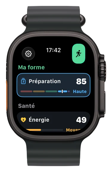 Ma forme sur l'Apple Watch